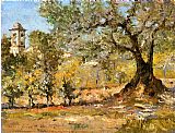 Olive Trees Florence by William Merritt Chase